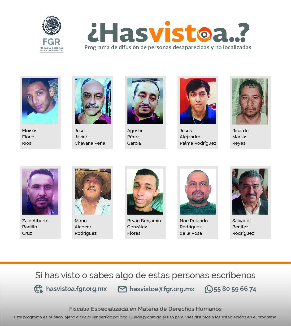 Cédula de búsqueda: Grupal